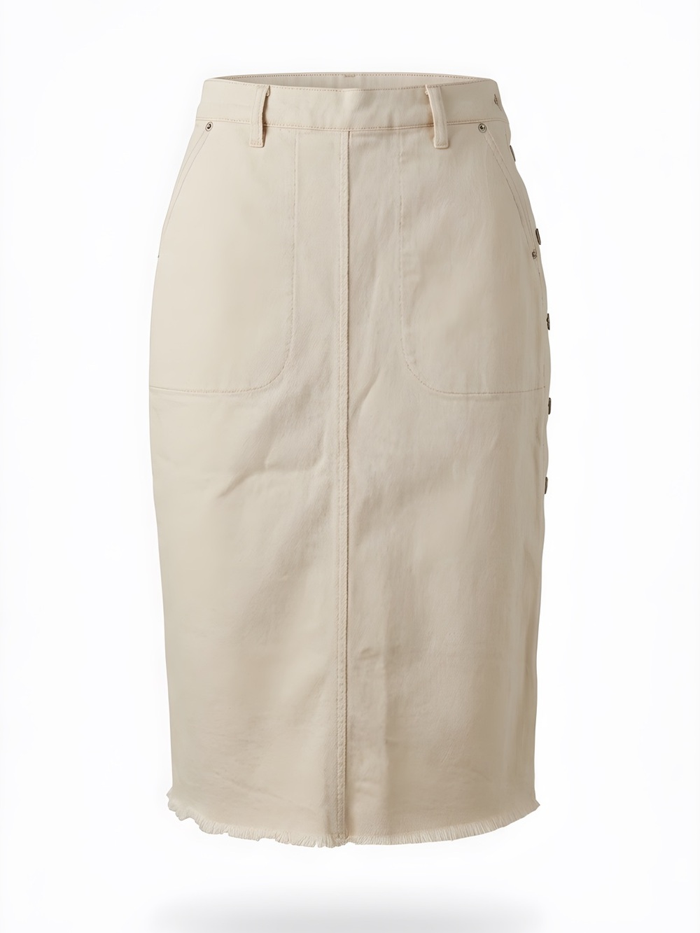 THAKOON, size 4, Cream denim Skirt